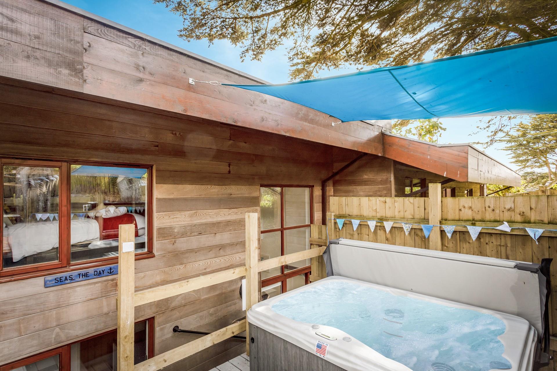 Trelawney benefits from a hot tub, so pop on your swimwear and indulge in some much-needed relaxation. 