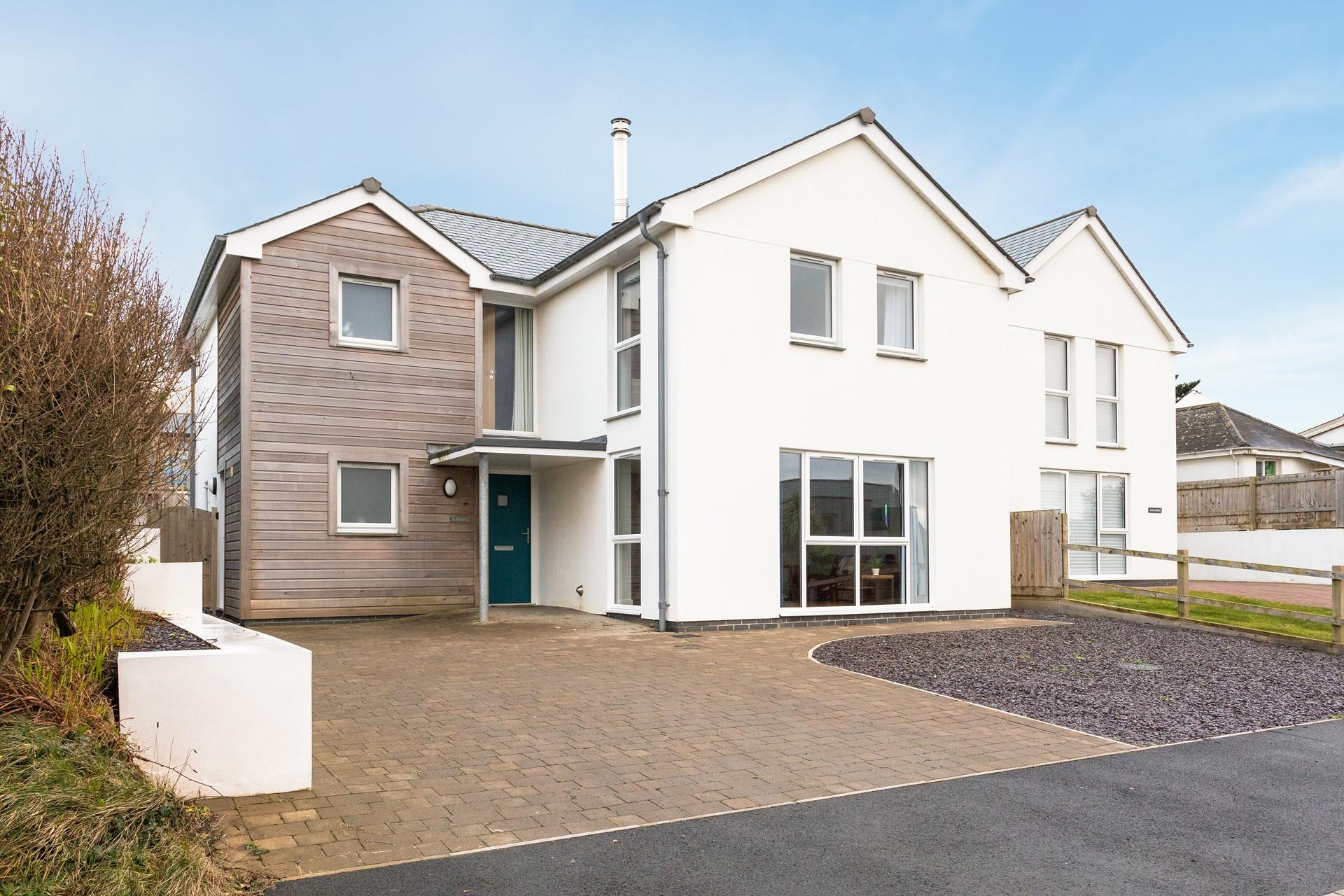 There is plenty of parking on the large driveway outside the property.