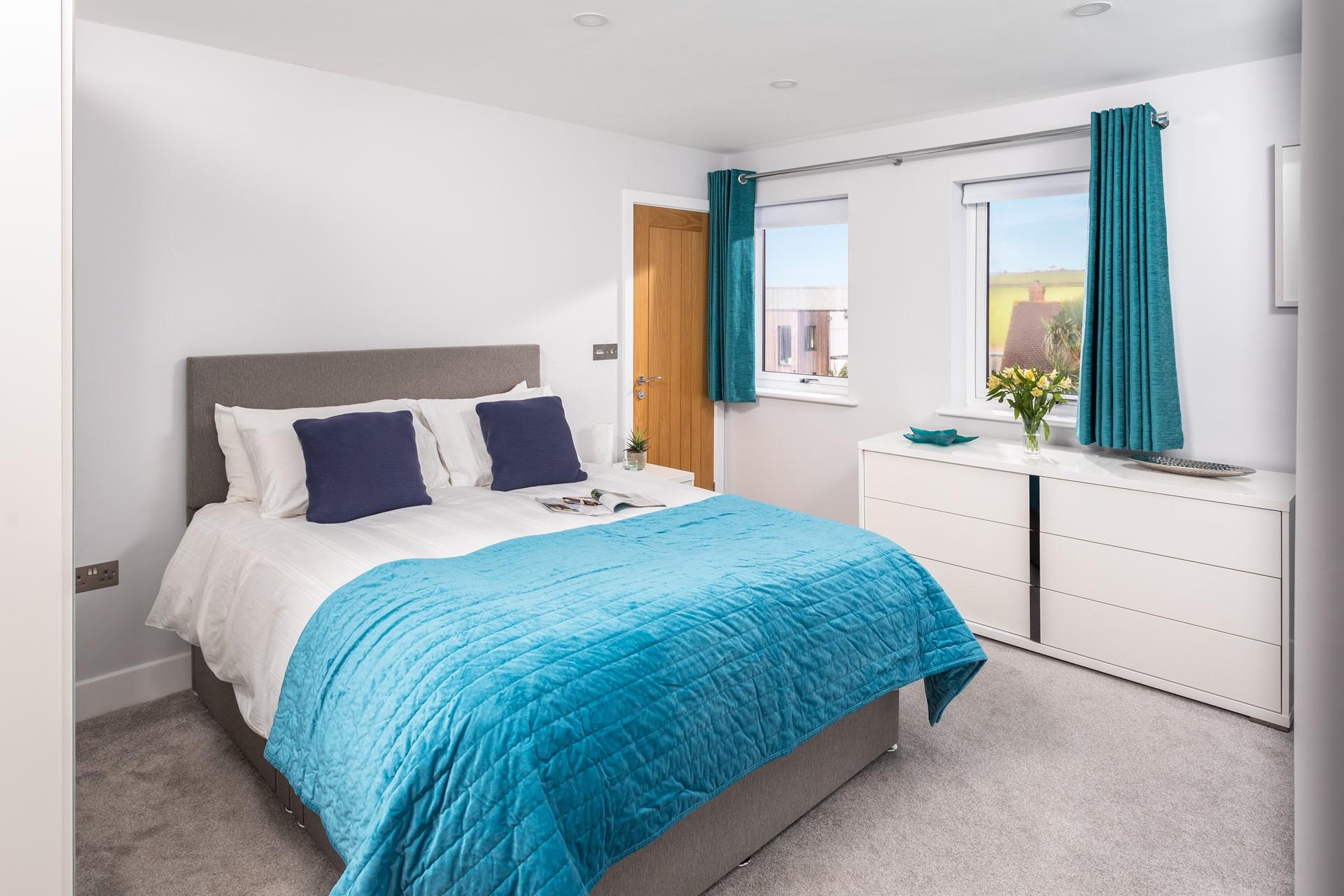 Bedroom 1 has beautiful countryside views to wake up to.