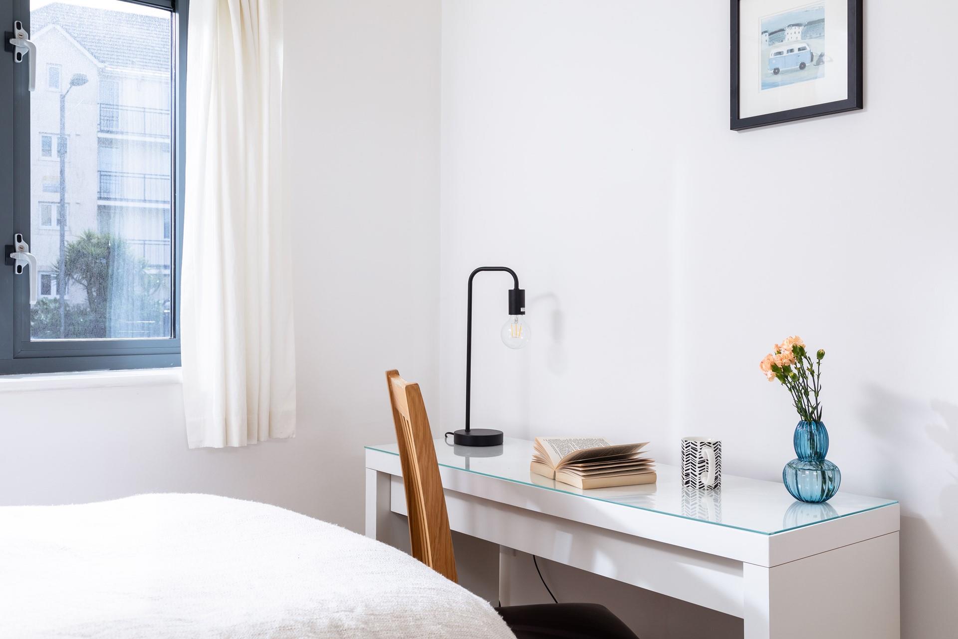 Minimalist styling creates a clean and fresh finish. 