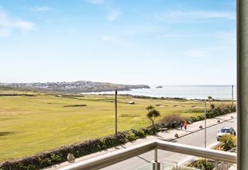 Fistral beach is only a short walk away, so you can be on the beach in minutes.