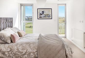 You can access a second balcony from both bedrooms, so you can step out of bed and breathe in the fresh sea air.