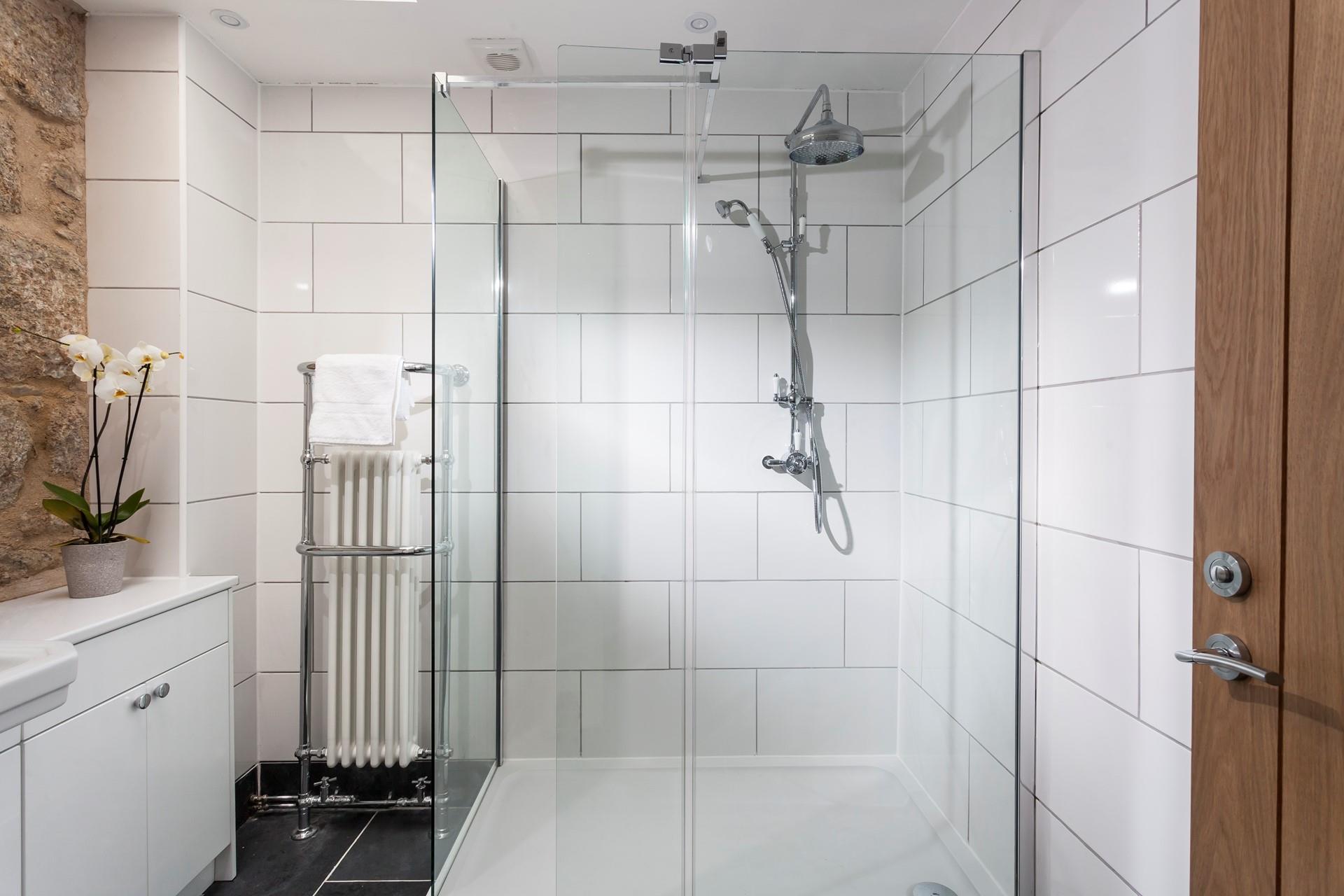Fabulous, spacious ground floor shower room.