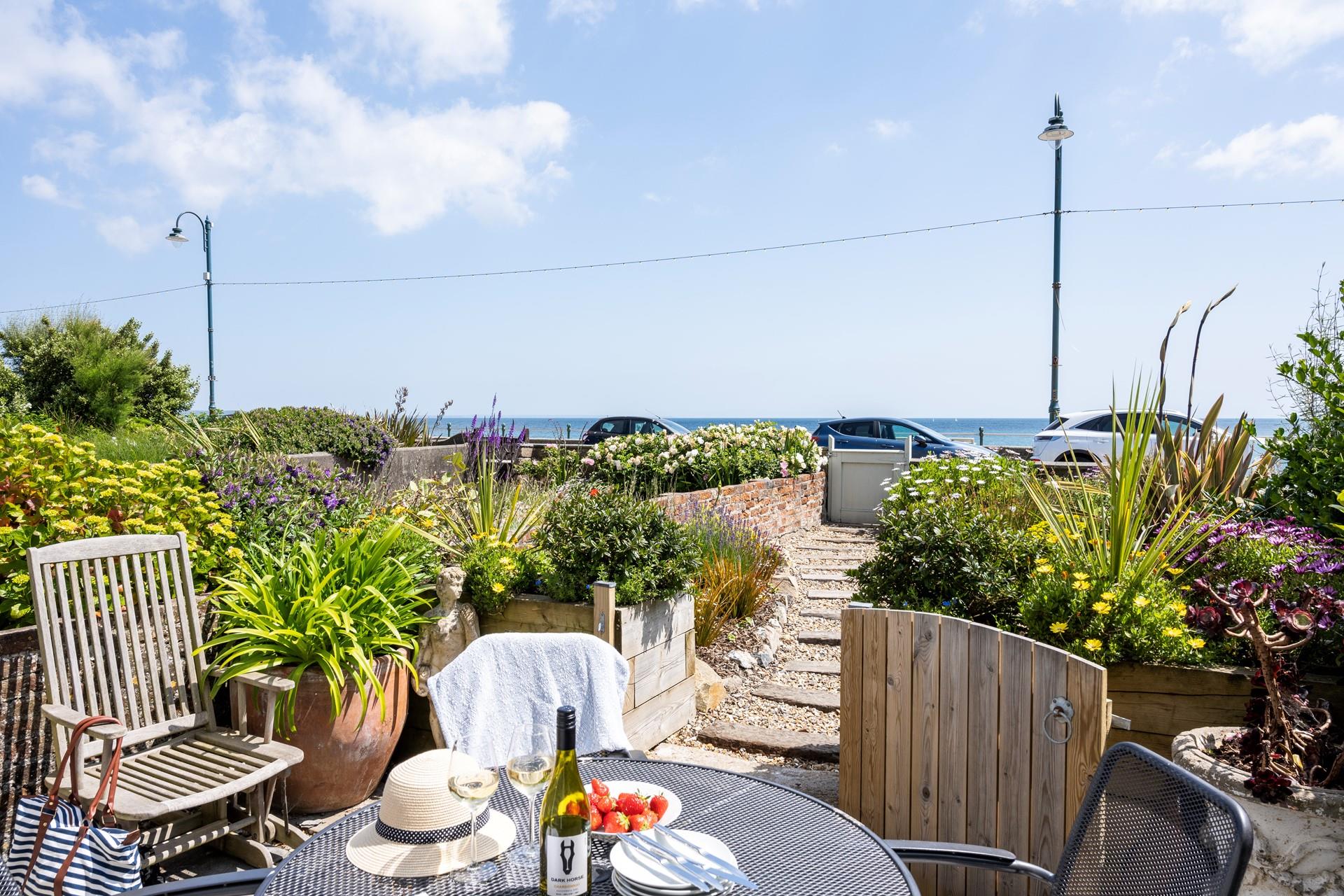 Open a bottle of wine to sip in the afternoon sunshine.