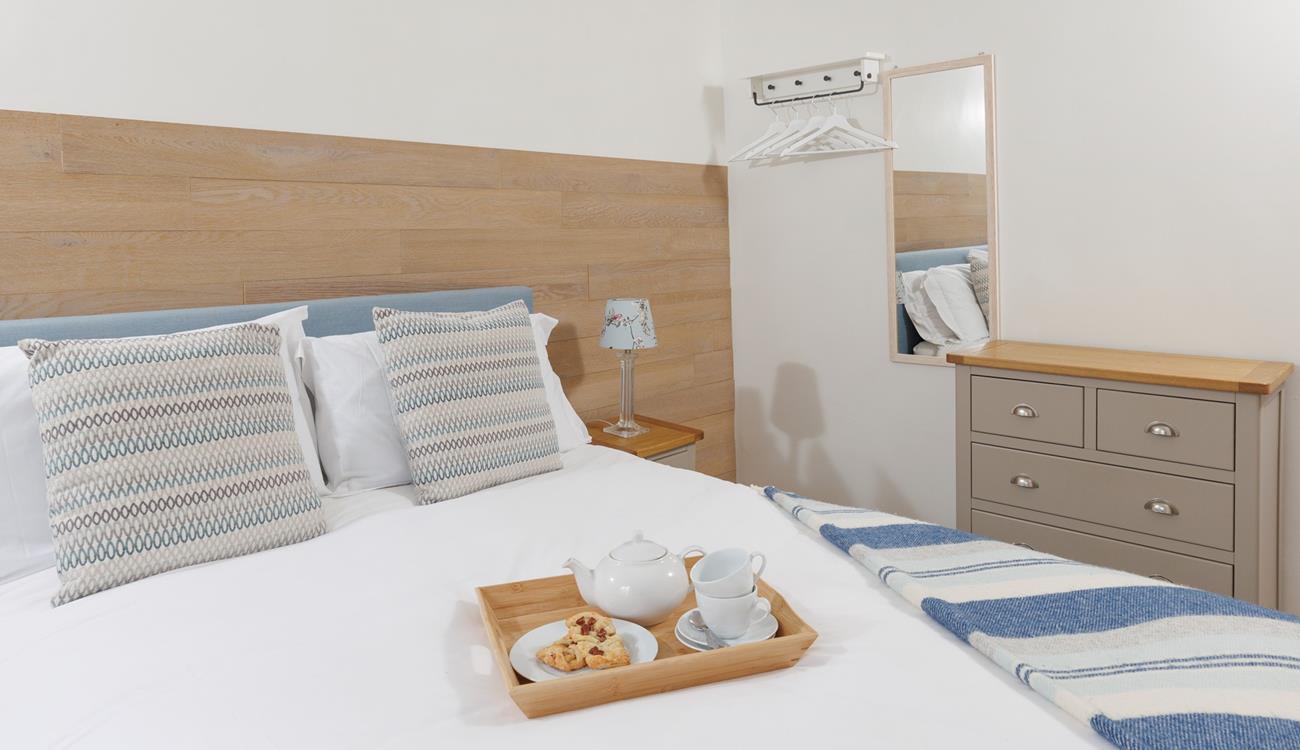 Enjoy breakfast in bed whilst planning the days adventures. 