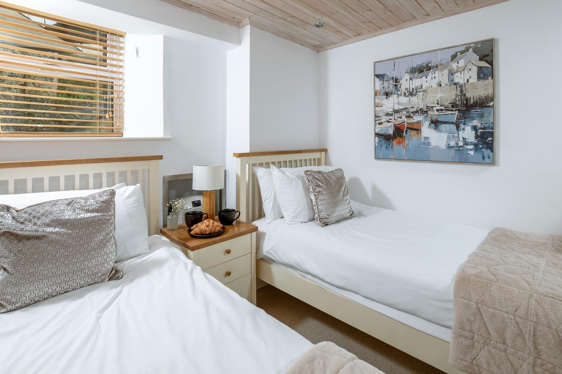 The twin room is ideal for children or for two adults sharing.