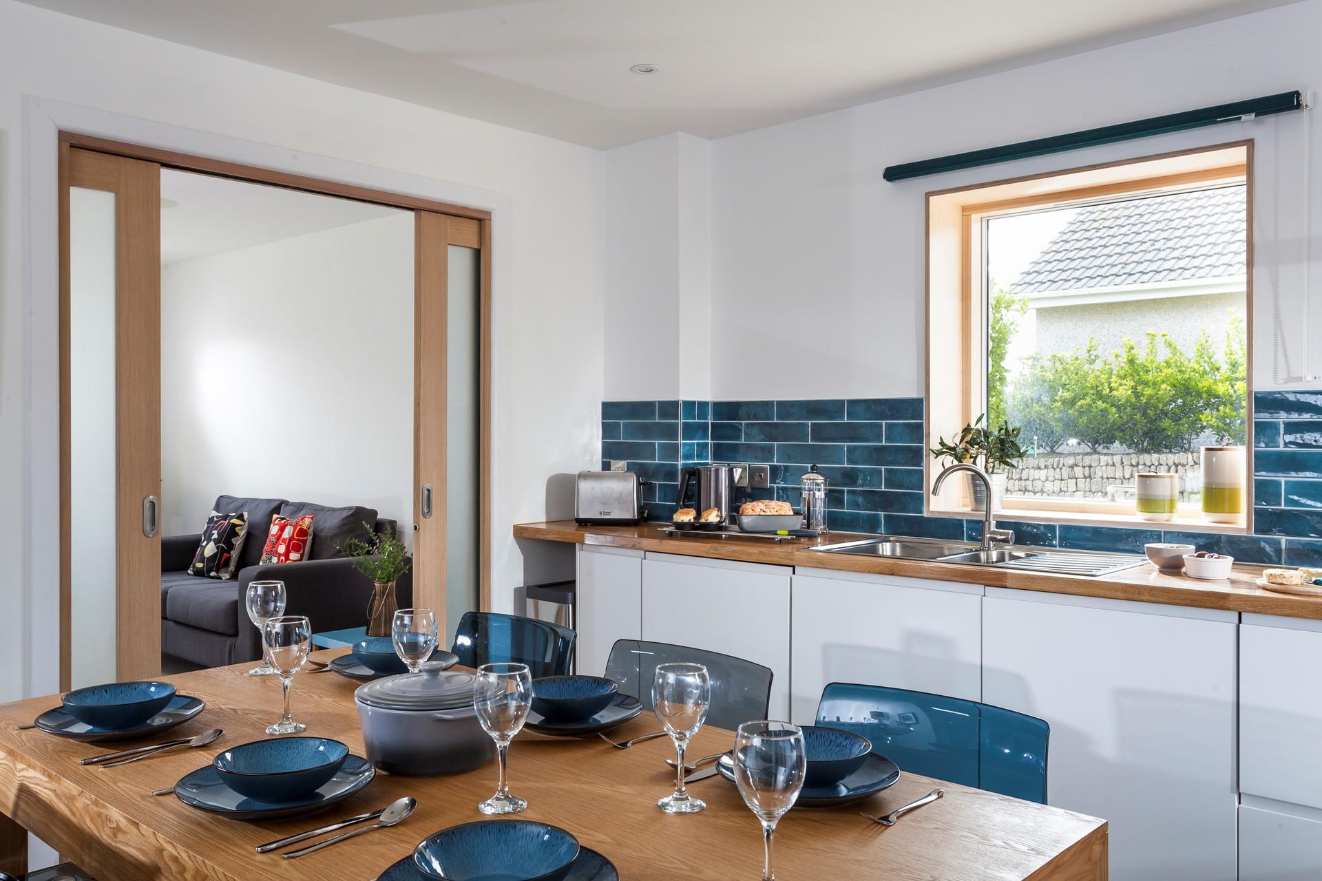 Cook up a feast in the well-equipped and modern kitchen. 