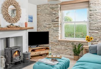 Enjoy cosy winter evenings by the fire after a day exploring the delights of the North Cornwall Coast.