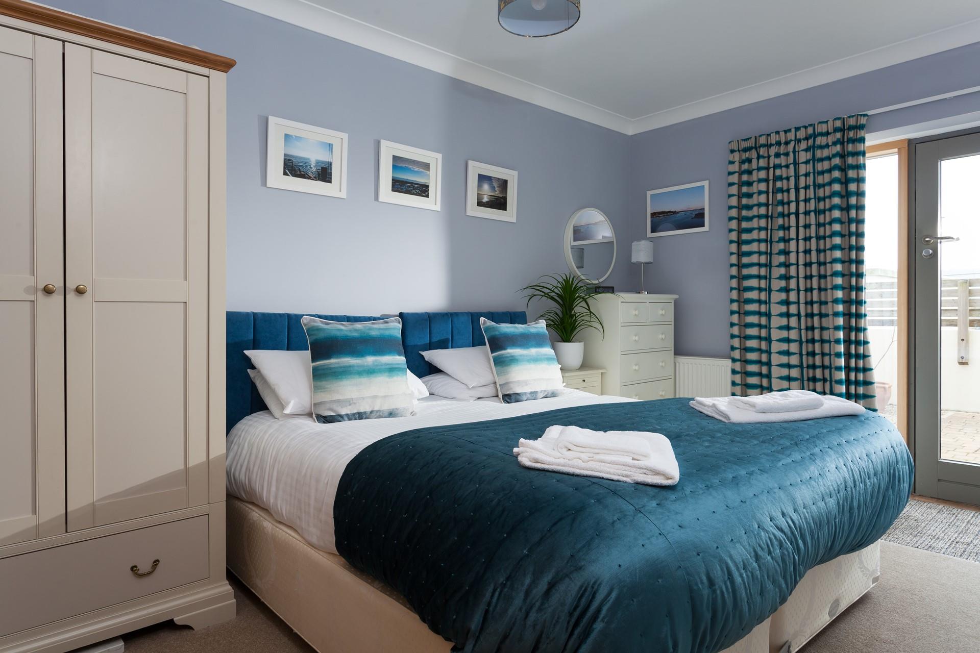 Climb into bed and sink into the soft sheets for a dreamy night's sleep.