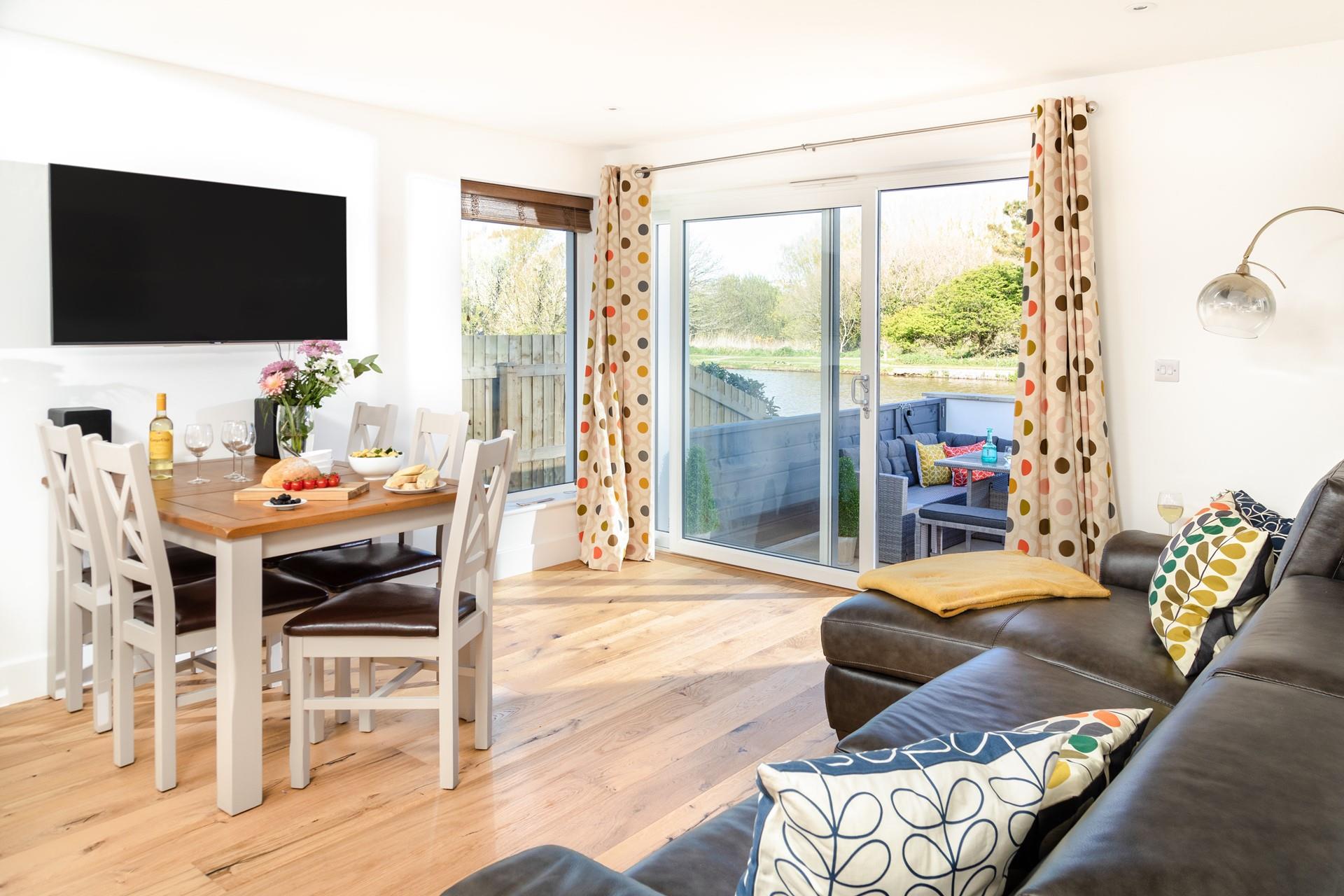 Sink into the sofa and settle in for a family movie night.