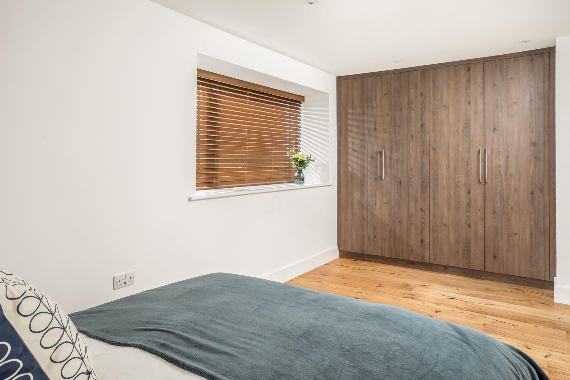 There is plentiful wardrobe space for all your holiday clothes.