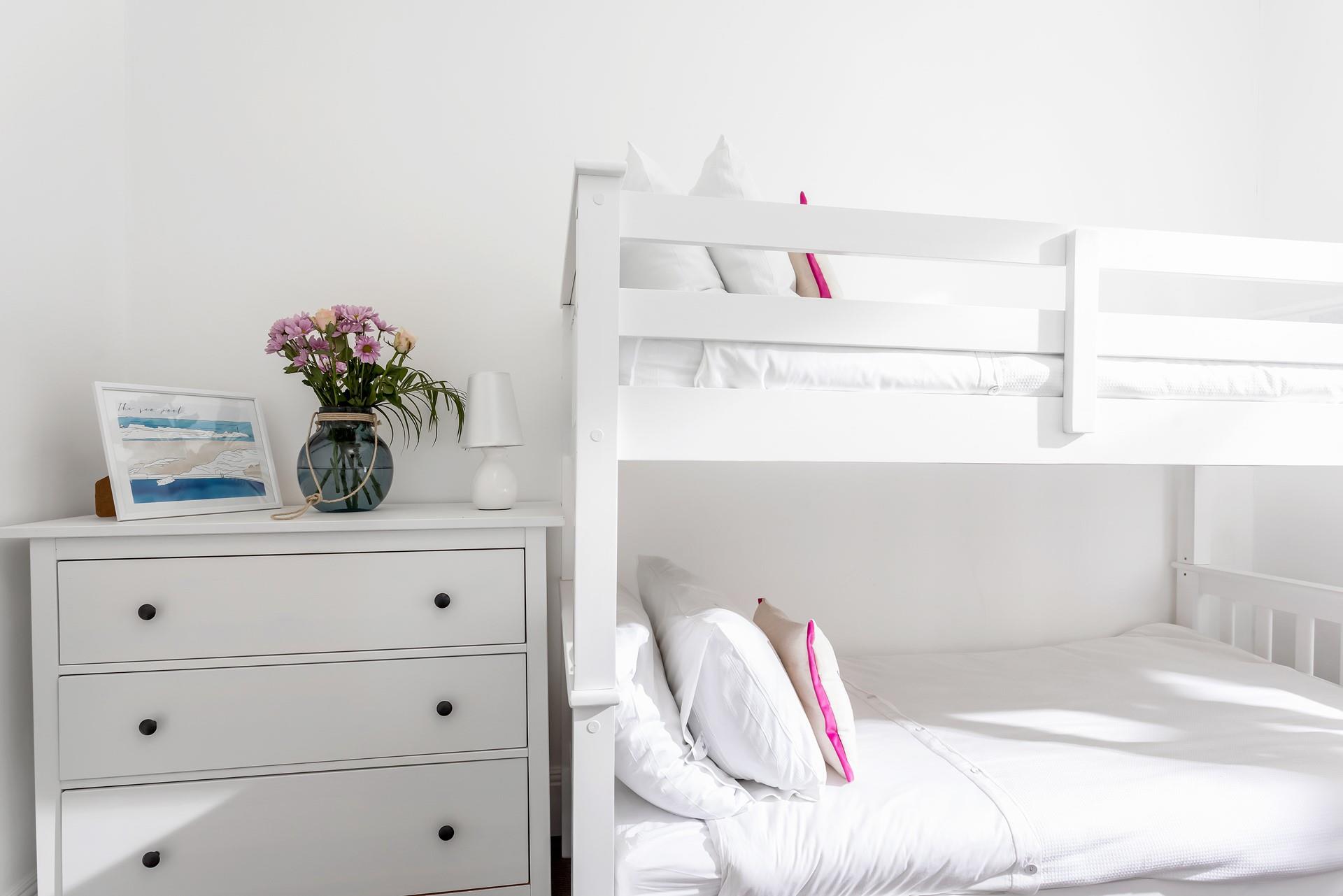 Tuck the kids into bed and head outside to enjoy a drink in the garden.