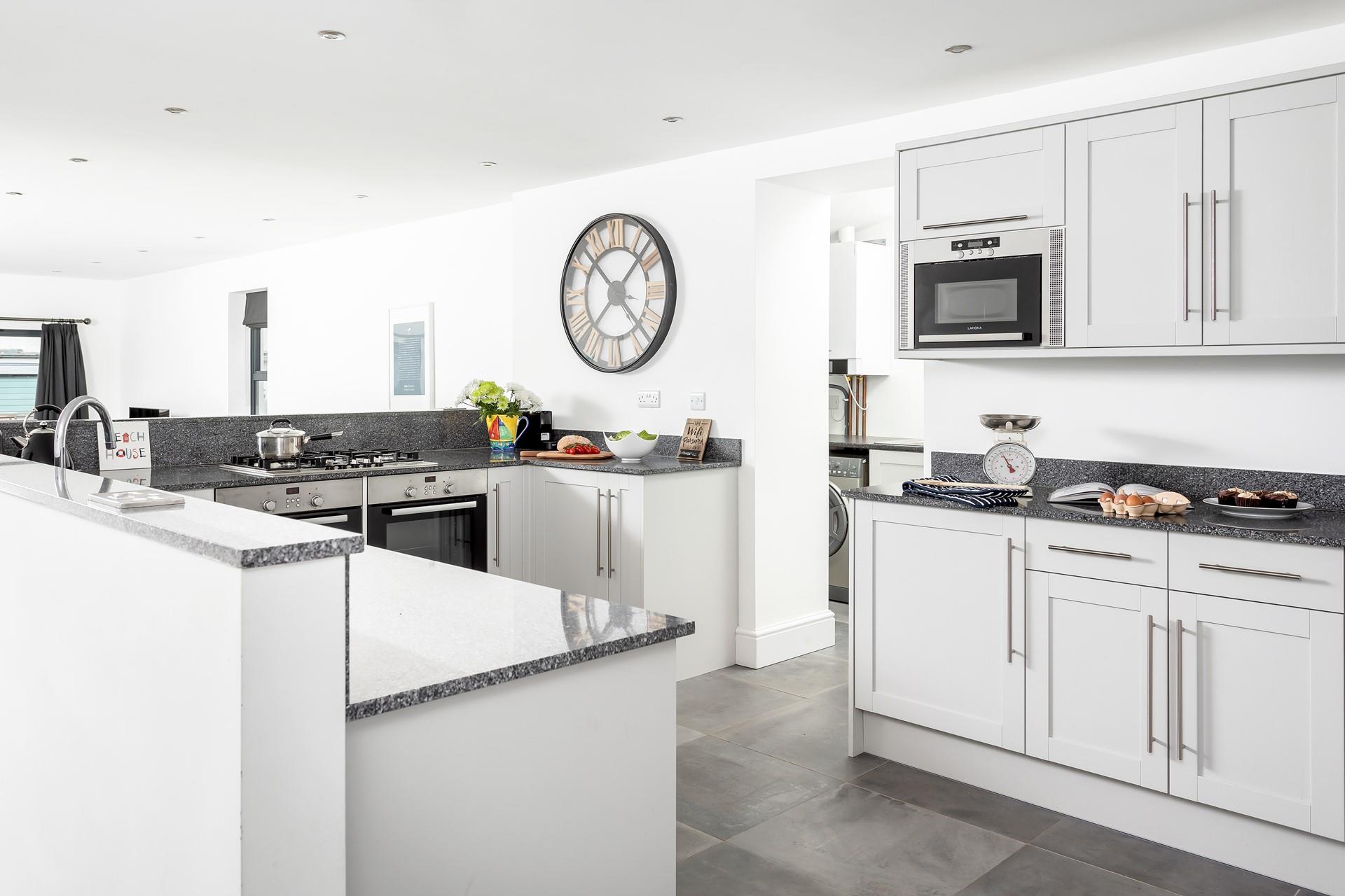 The kitchen is modern and perfectly equipped to rustle up a hearty cooked breakfast in the morning.