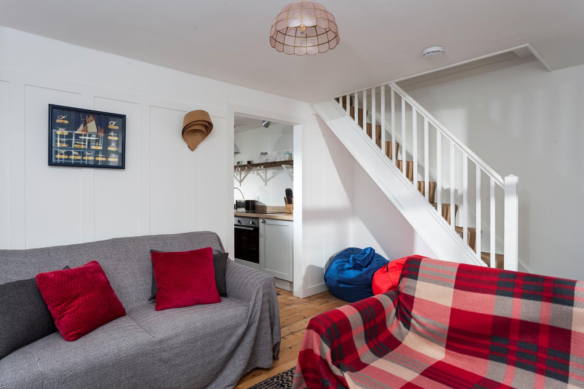 Tuck yourself up under the blankets and spend a cosy evening in front of the woodburner.