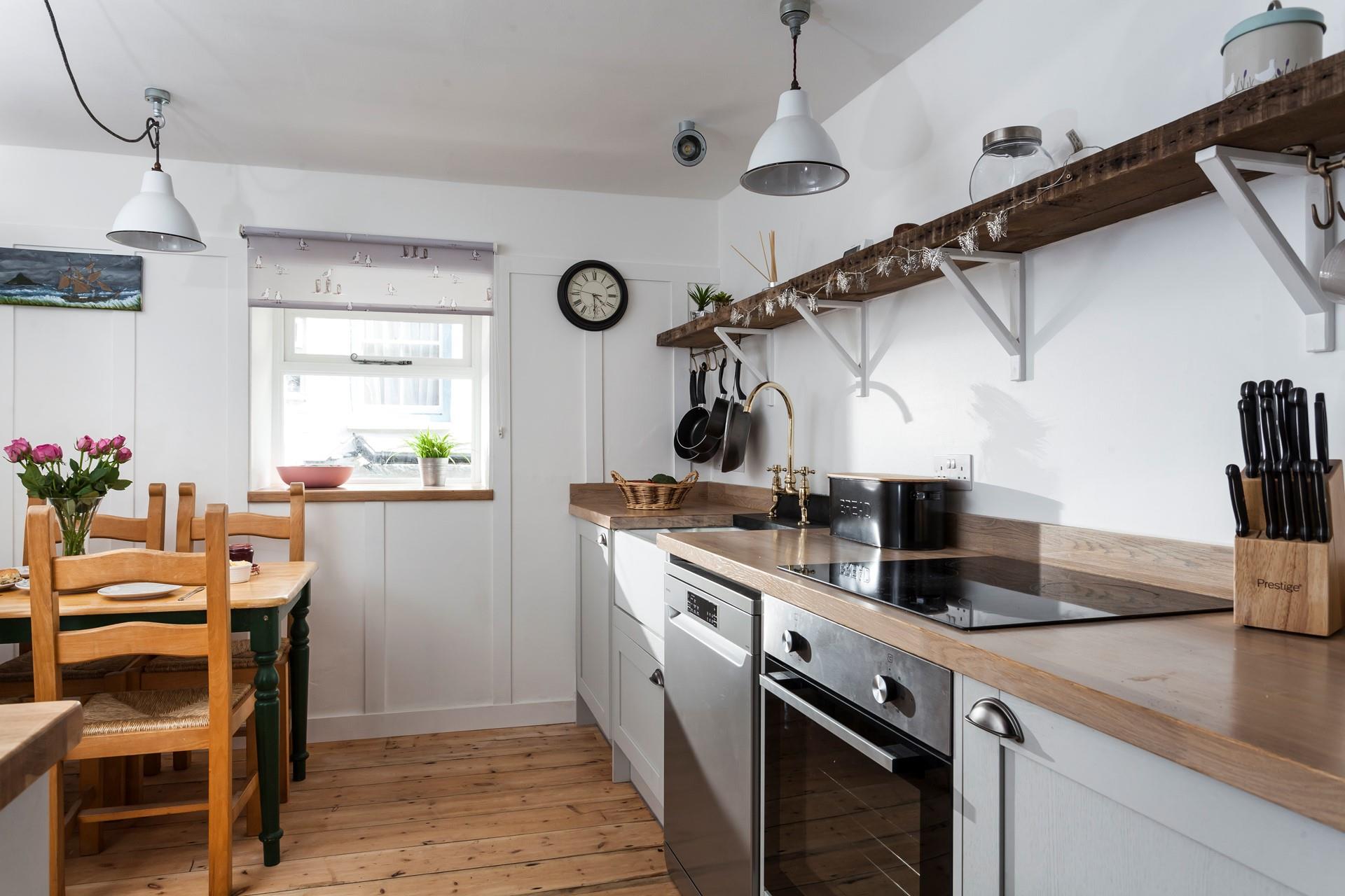 Buy some fresh fish on the harbour and cook a delicious fresh Cornish meal.