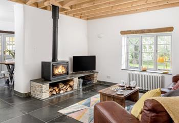 The cottage is full of character! The cosy woodburner is perfect for an evening after exploring the surroundings.