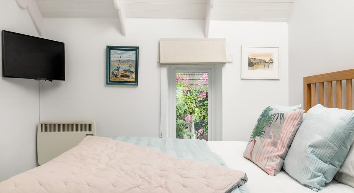 Watch a film before drifting off to sleep.