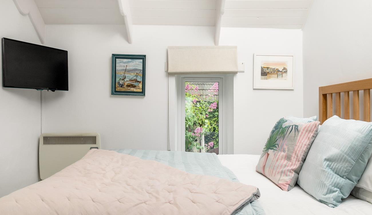 Watch a film before drifting off to sleep.