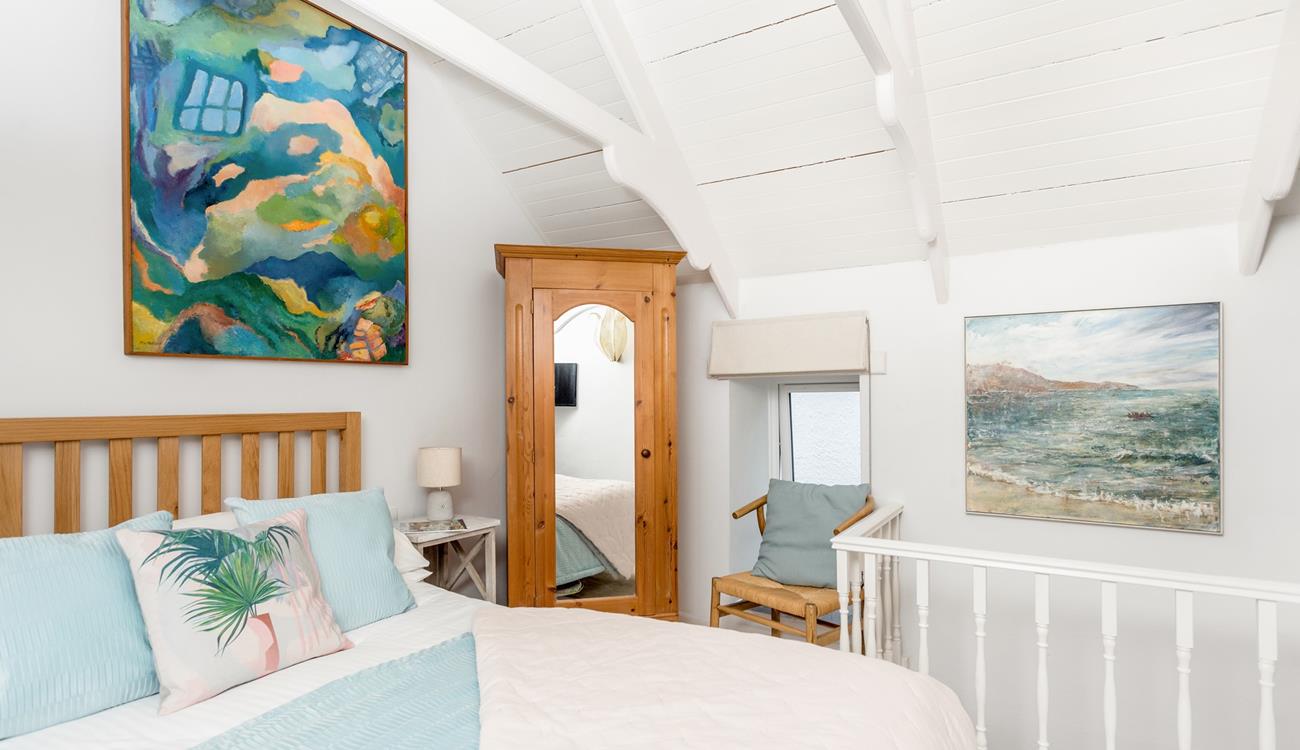 Cosy into bed after a long day exploring the Cornish coast.