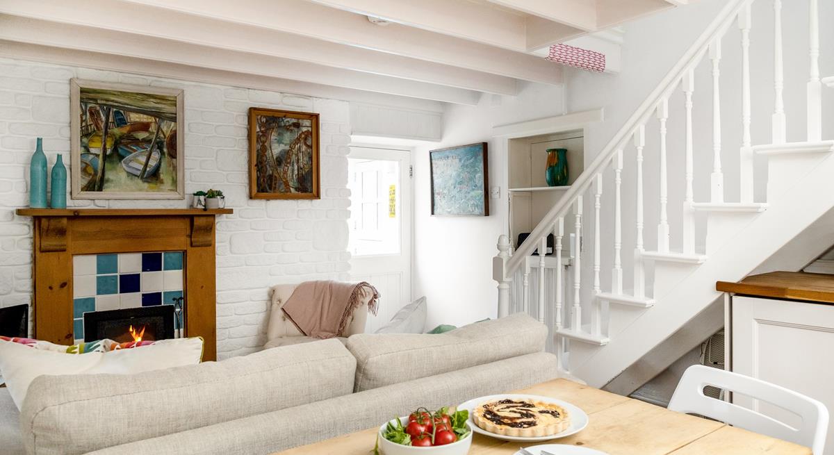 In the winter months come back from a blustery beach walk and light the log burner.