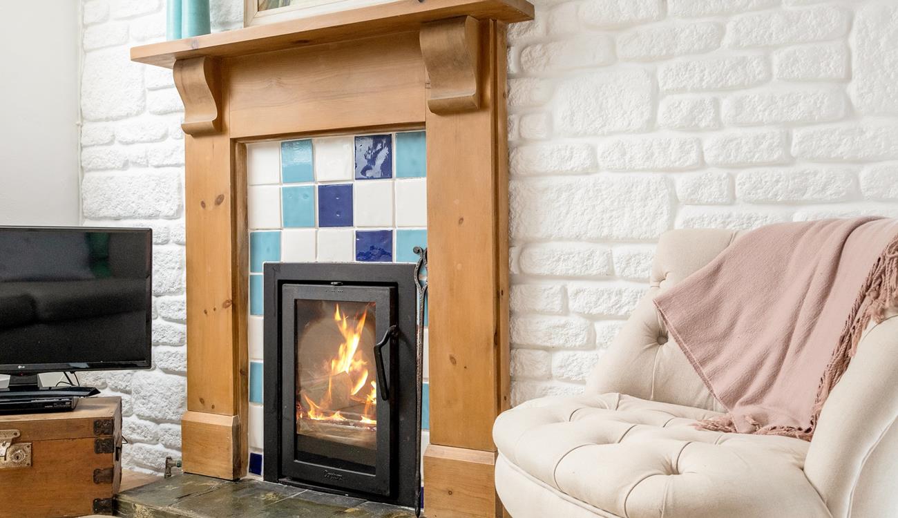 Snuggle up on the sofa listening to the crackling of the woodburner.