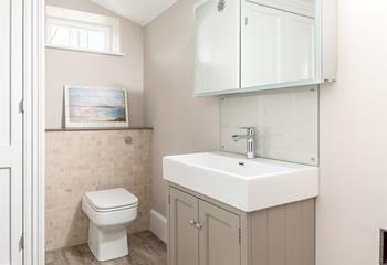 The family shower room provides a place for you to get ready for a busy day ahead.