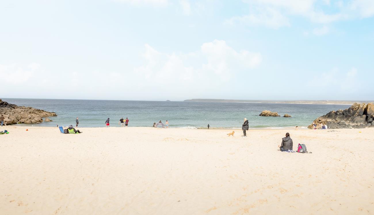 Spend your days relaxing on Porthgwidden Beach, just in front of Beach Court. 
