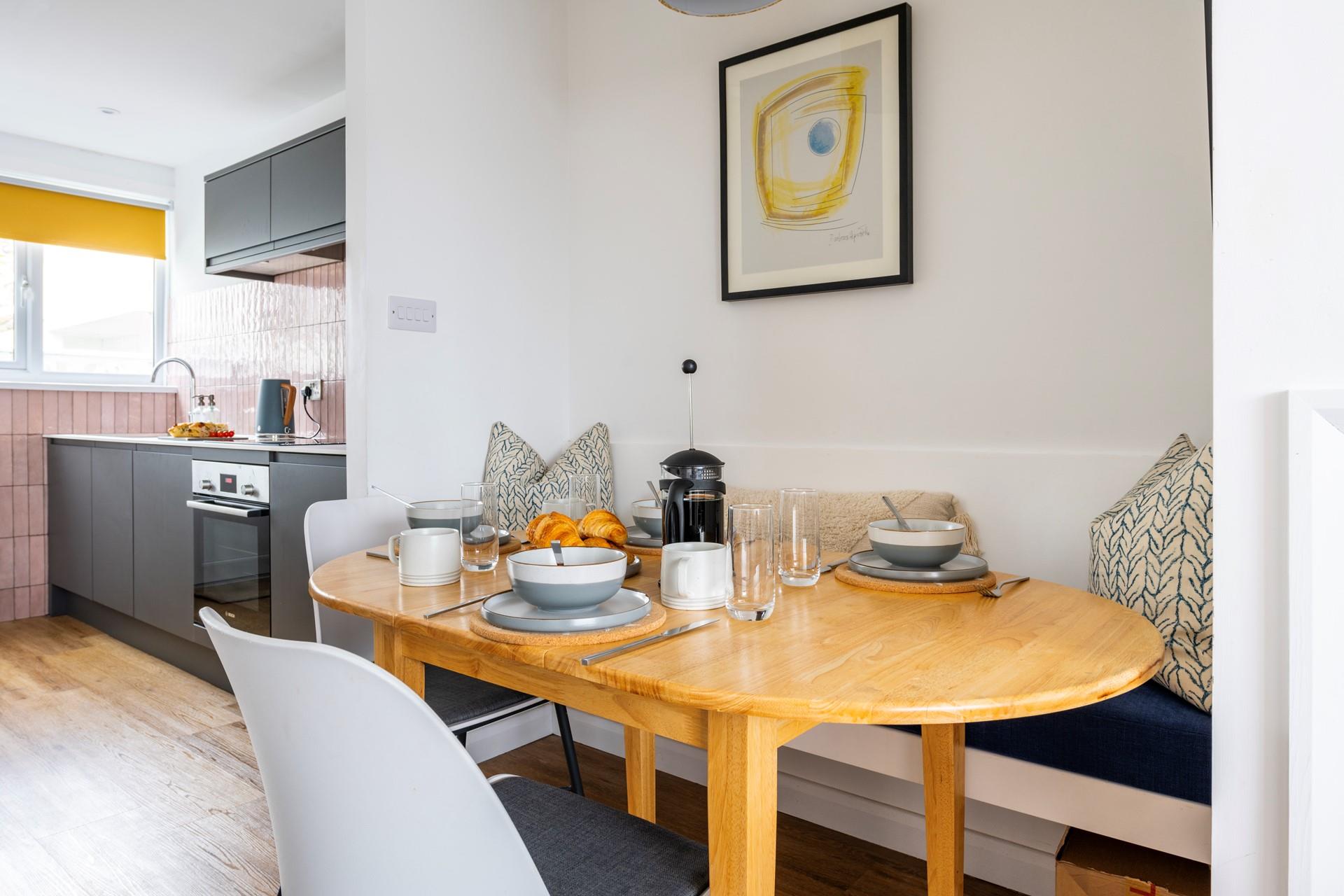 The open plan living area is perfect for socialising as a family. 
