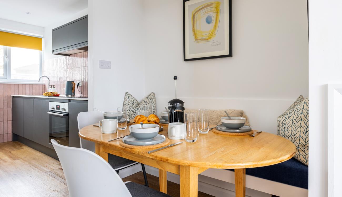 The open plan living area is perfect for socialising as a family. 