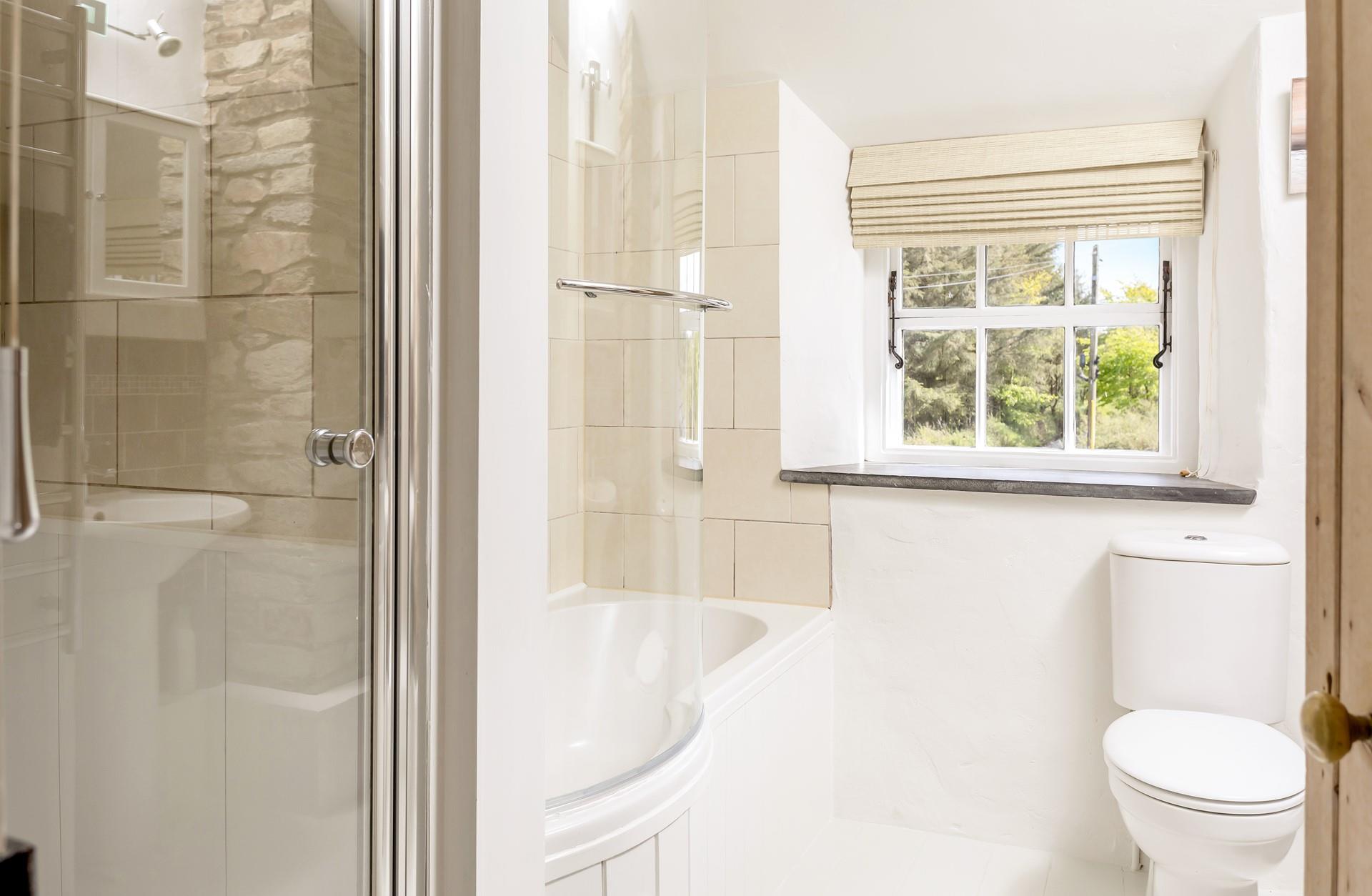 Choose between a shower or a bath after a long day exploring the delights of Cornwall.