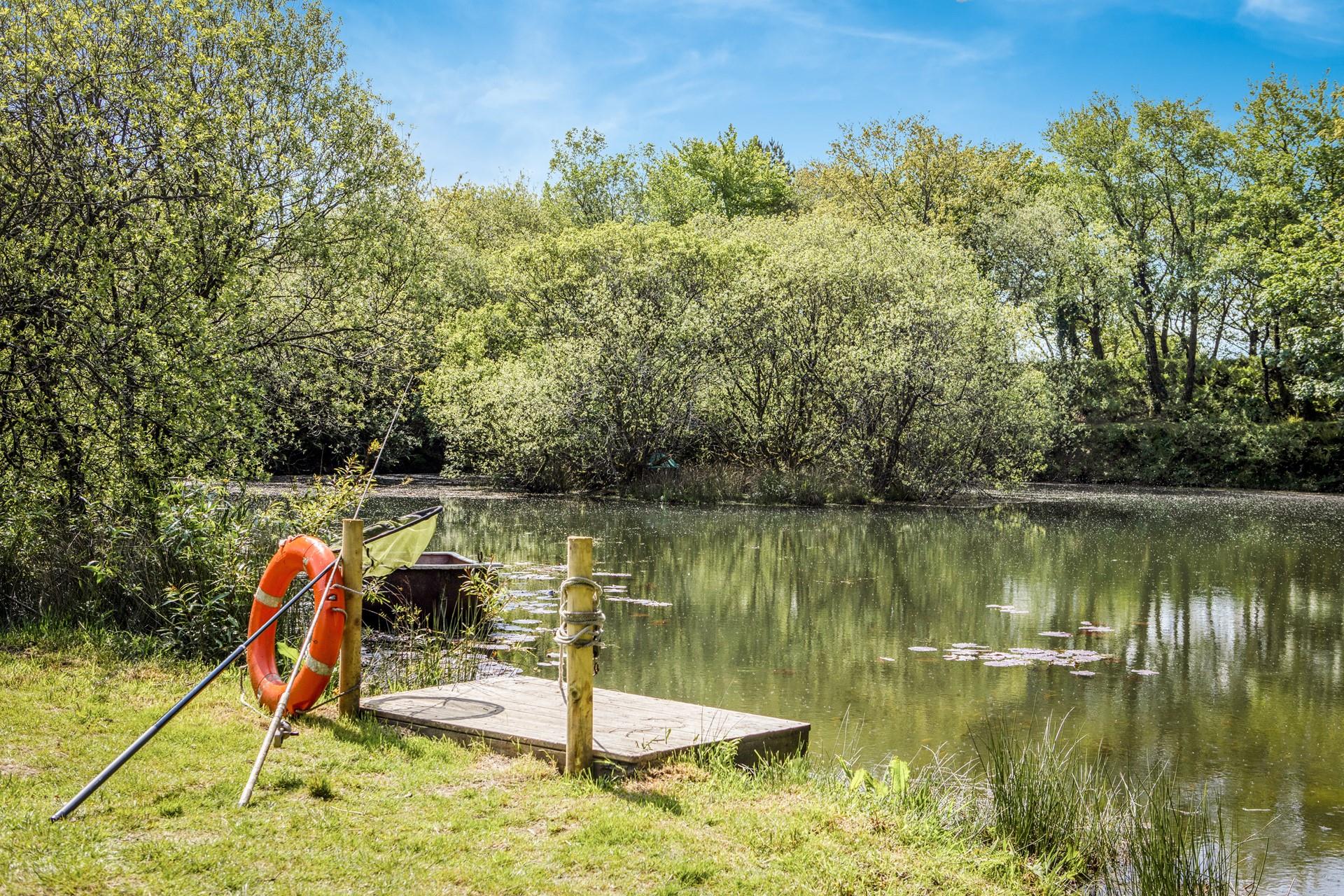 Dip your toes in the lake on a hot summer day.