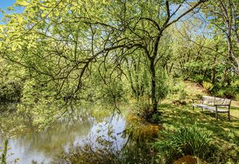 There are plenty of places to sit and enjoy the garden.