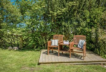 Take a cuppa and a book out to the garden.