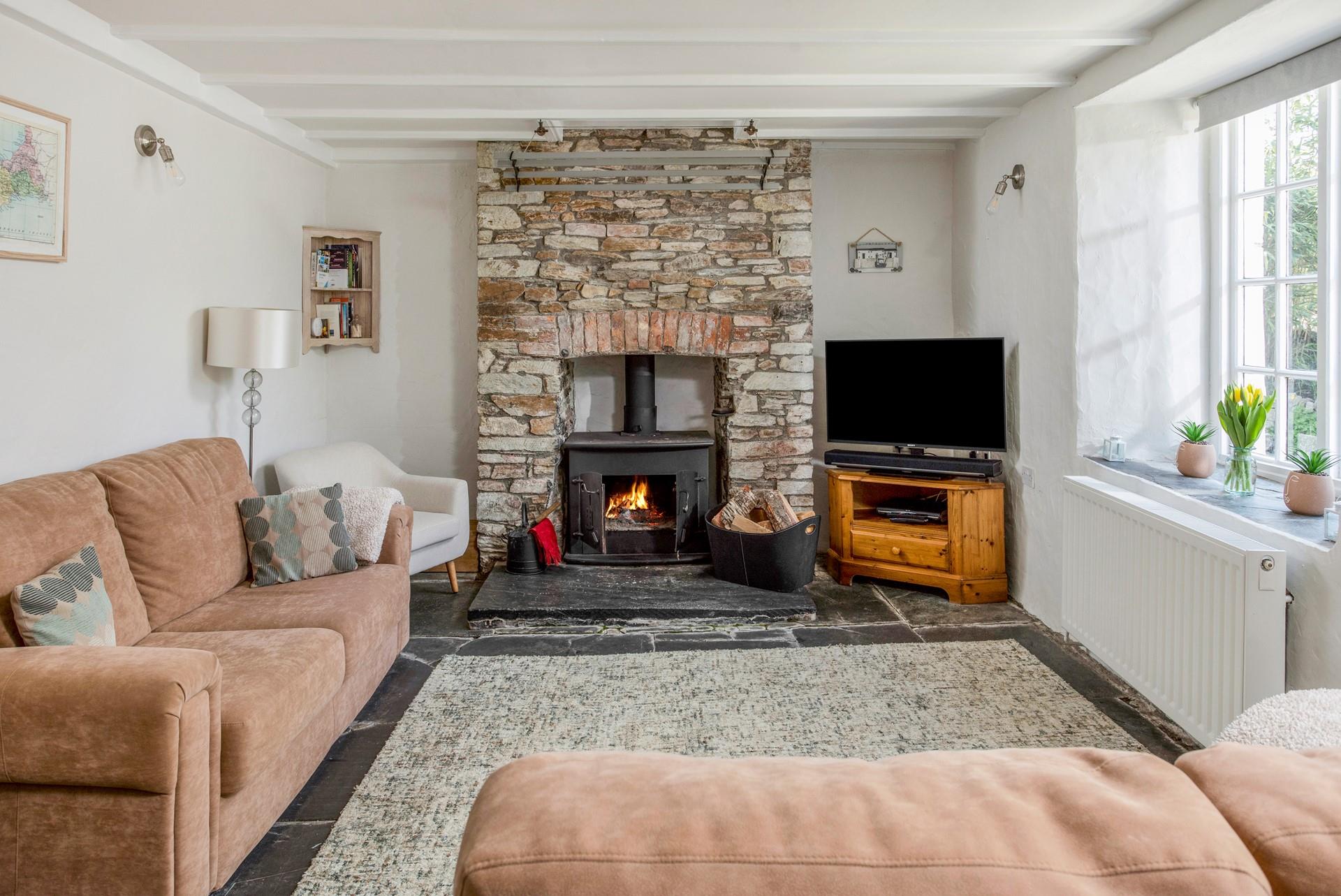 Ideal for chilly nights, snuggle down in front of the TV and get that fire crackling.