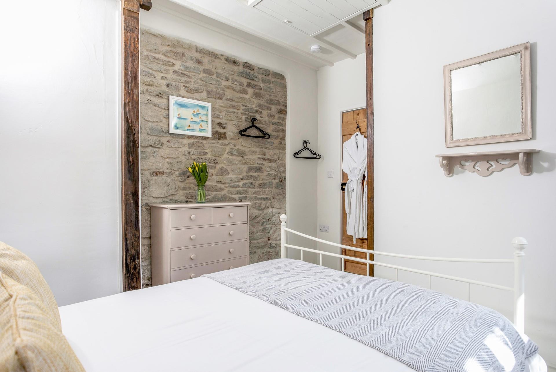 The ground floor bedroom is ideal if you prefer not to climb the stairs.