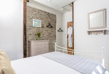 The ground floor bedroom is ideal if you prefer not to climb the stairs.