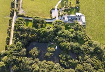 The Farmhouse is surrounded by tranquil countryside.