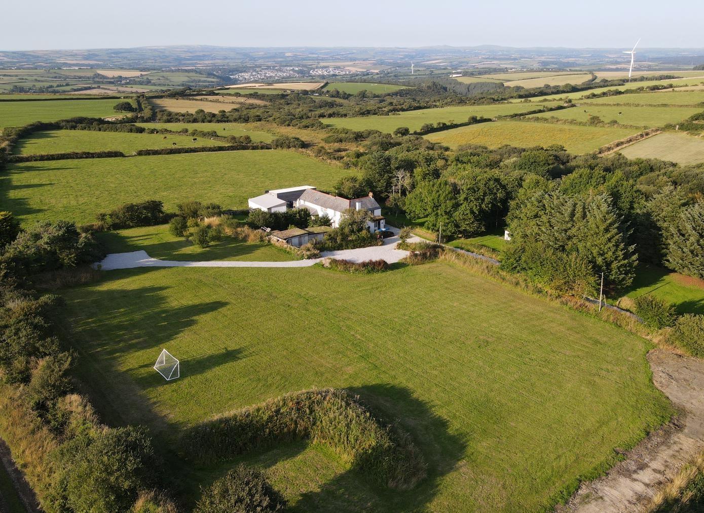 There are plentiful gardens for the kids and furry friends to play.