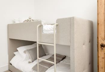 Children will enjoy having a sleepover together in the bunk bed room, where they can hopefully sleep through the night!