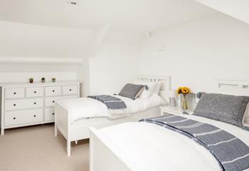 All the twin beds are full size, so are suitable for both children, teens and even small adults.