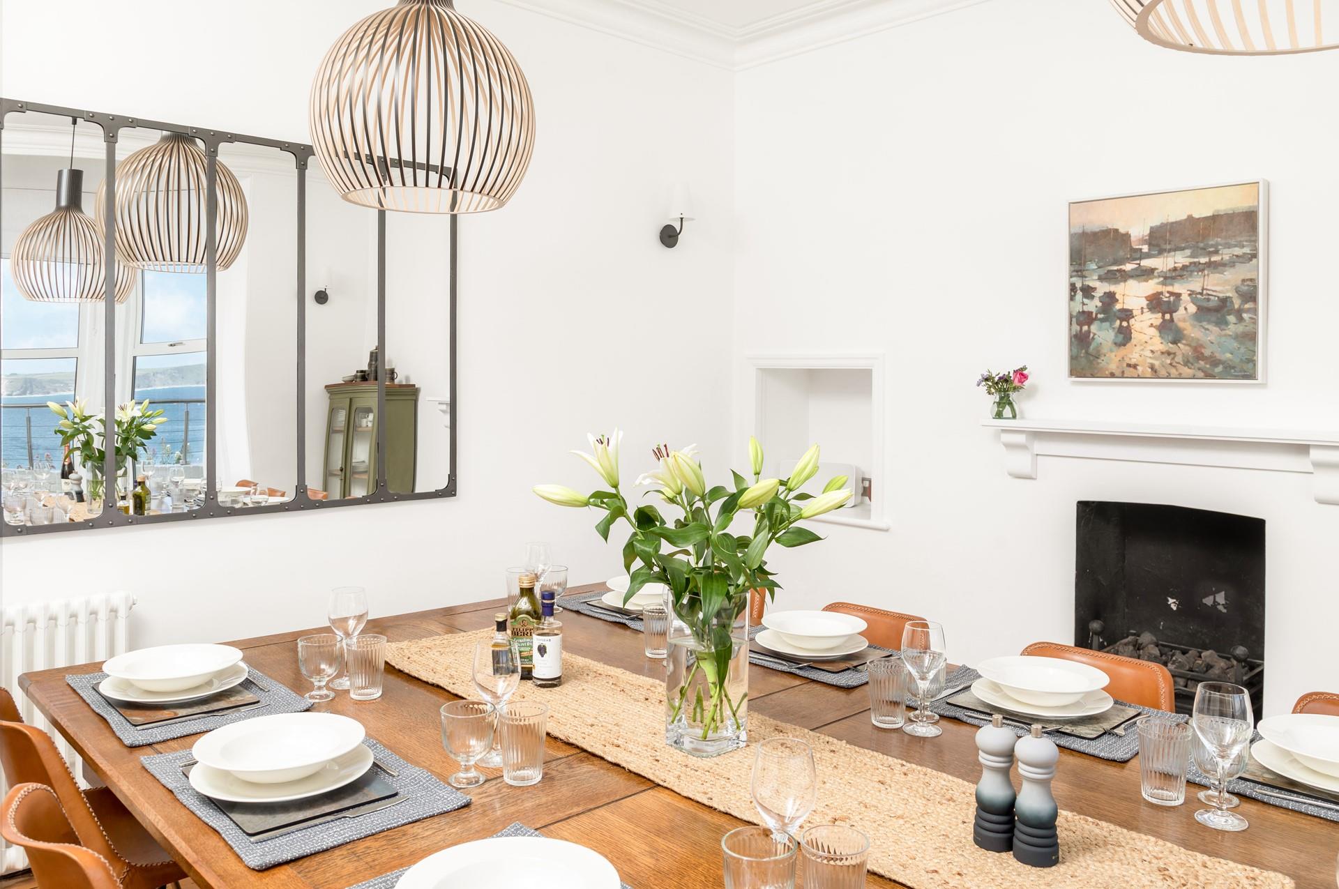 The stylish décor has been thoughtfully considered, to make the most of the views.