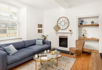 Cosy up on the sumptuous sofa in the ground floor sitting room, to watch a film or enjoy an afternoon snooze.