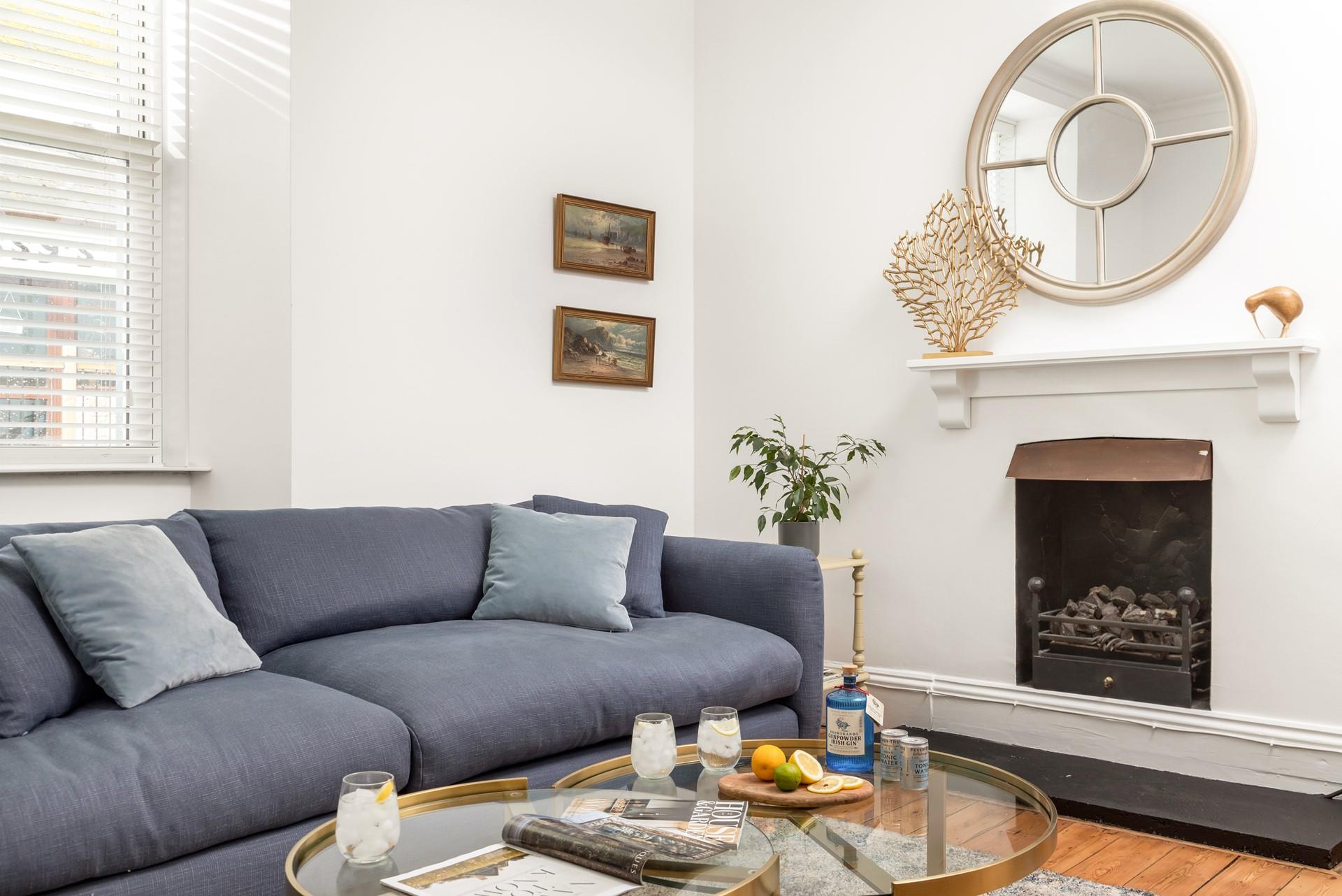 Kick back, relax, and recharge the batteries on the super comfy sofa in the ground floor sitting room. 