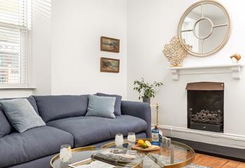Kick back, relax, and recharge the batteries on the super comfy sofa in the ground floor sitting room. 