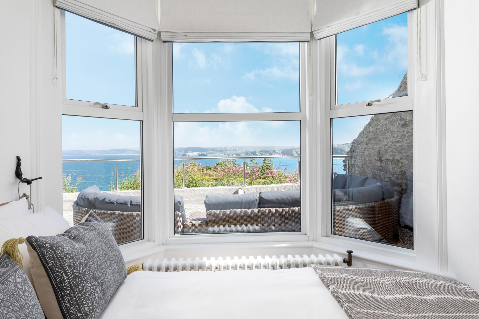 Open the blinds and dolphin watch from the comfort of your bed.