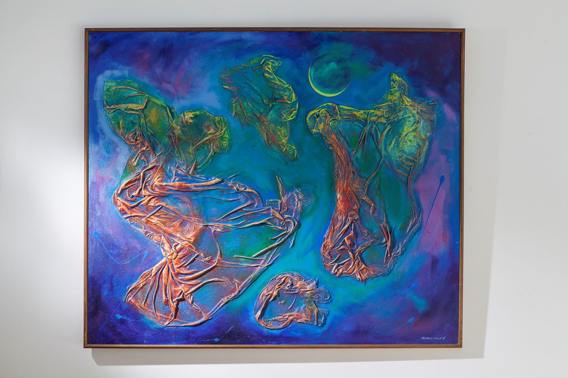 Unique artwork adorns the walls.