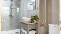 Start your day right with a hot shower and get ready for the day.