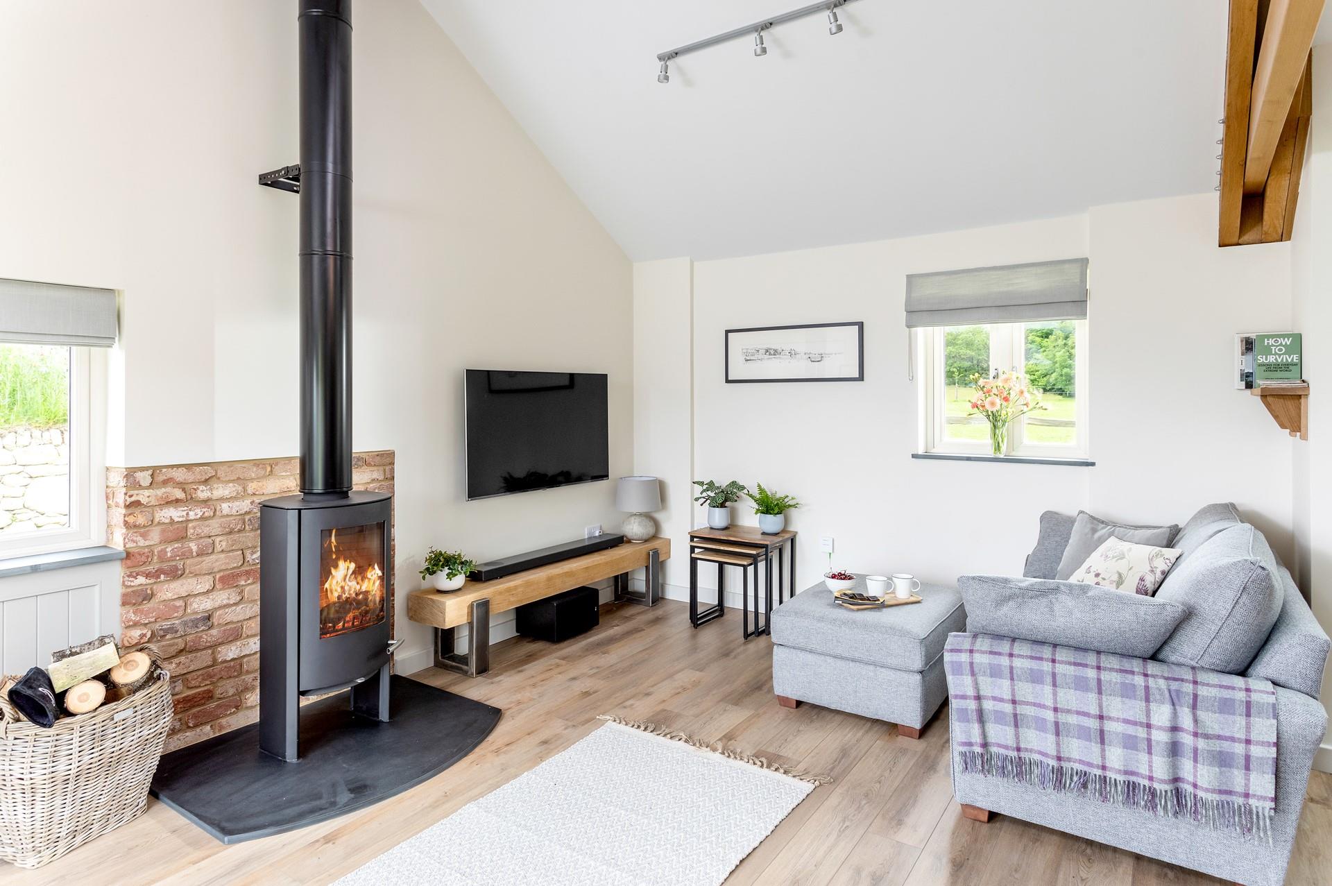 Evenings can be spent cosying up with one of your favourite films on the TV.