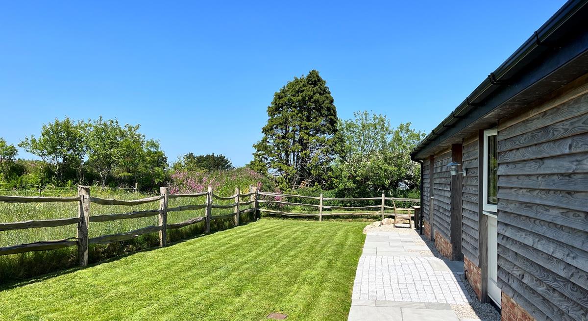 Enjoy the sounds of the countryside in the spacious garden.