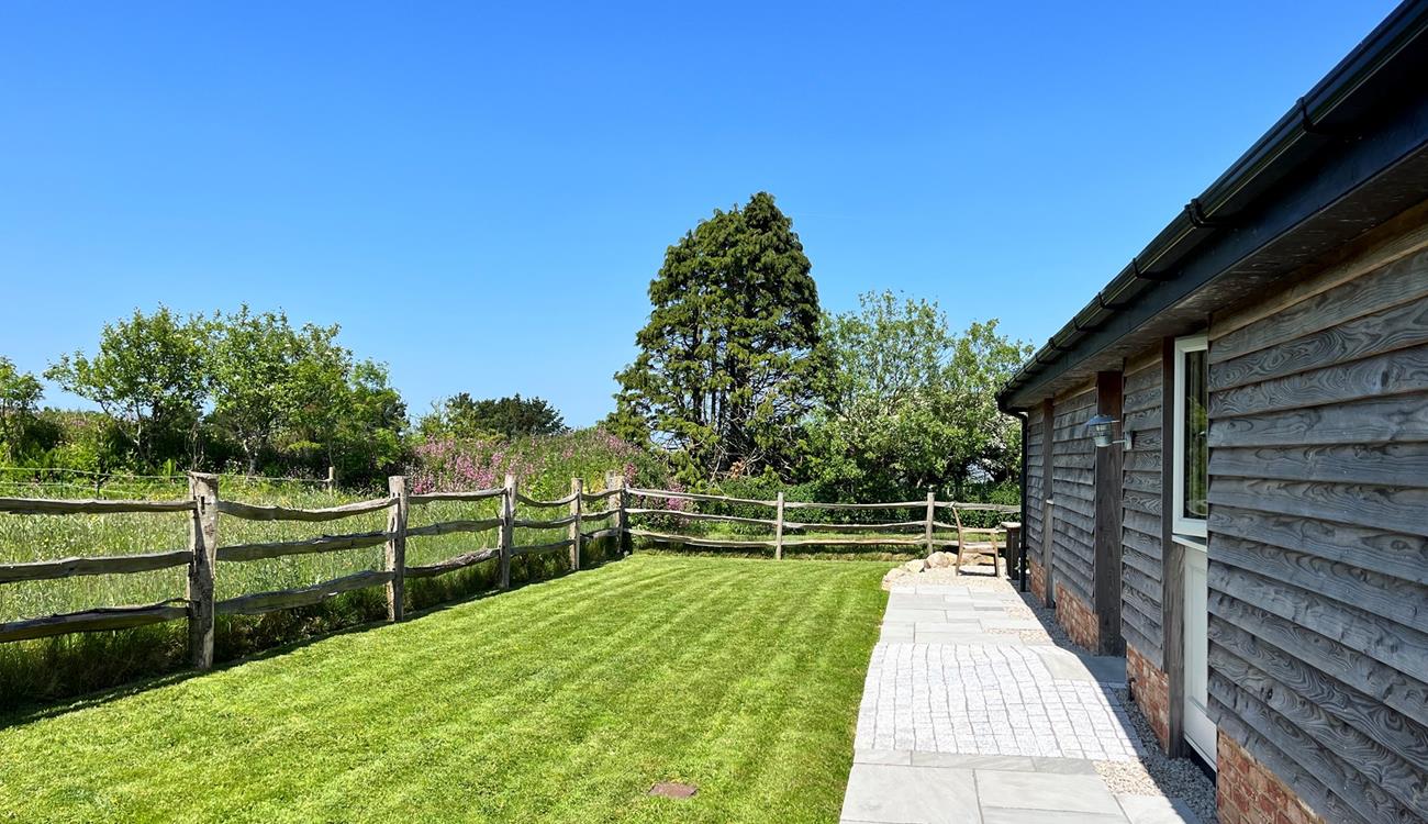 Enjoy the sounds of the countryside in the spacious garden.